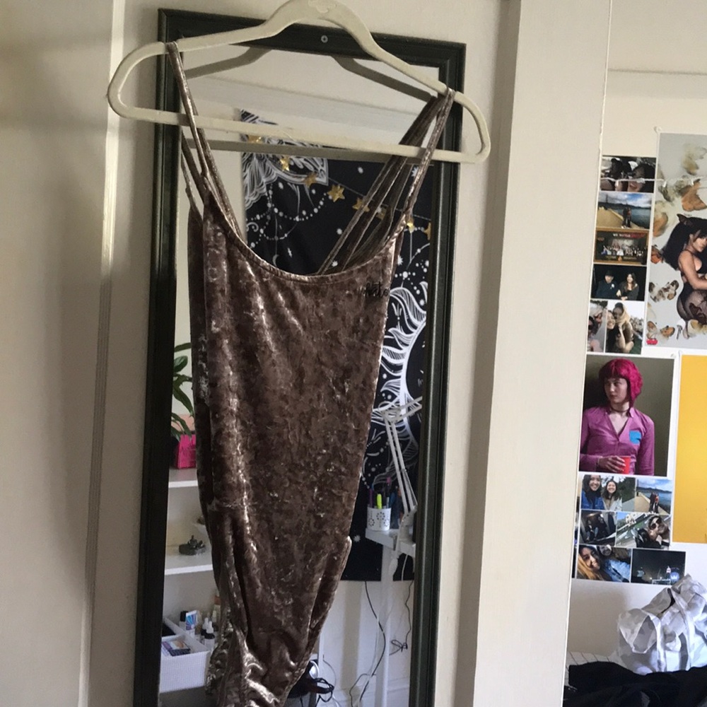 Velvet bodysuit